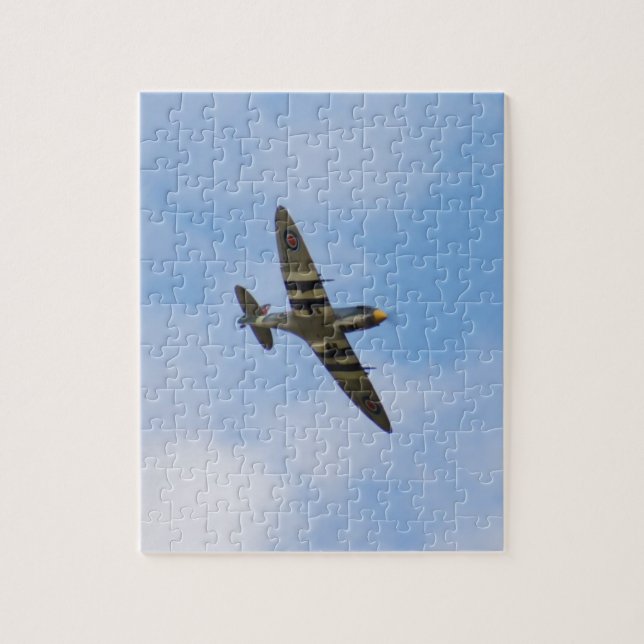 Modell von Spitfire M IX MK923 Puzzle (Vertikal)