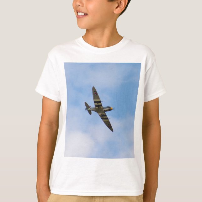 Modell von Spitfire M IX MK923 T-Shirt (Vorderseite)