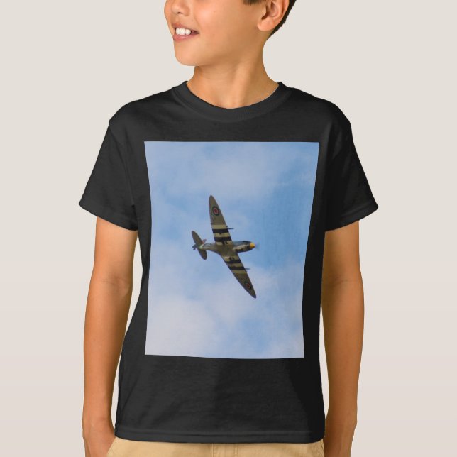 Modell von Spitfire M IX MK923 T-Shirt (Vorderseite)