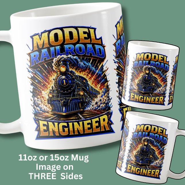 Modellbahn-Ingenieur-Dampfzug  Kaffeetasse (Von Creator hochgeladen)