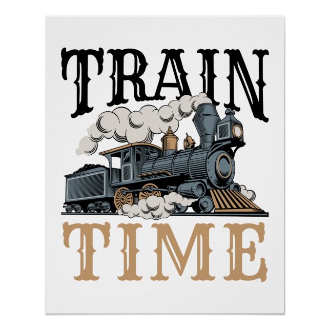 Modellbahn-Modellzug-Modell-Eisenbahn-Hobbyist Poster (Vorderseite)
