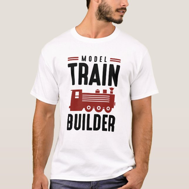 Modellbahnbauer T-Shirt (Vorderseite)