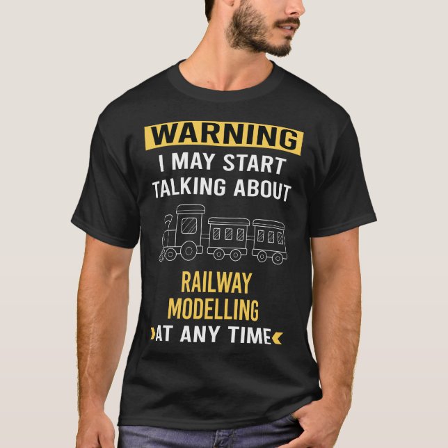 Modellbahnmodell Eisenbahnzug T-Shirt (Vorderseite)