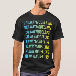 Modellbahnmodell Eisenbahnzug T-Shirt