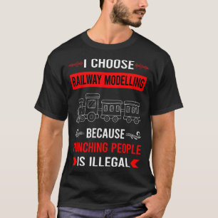 Modellbahnmodell Eisenbahnzug T-Shirt