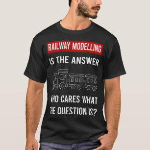 Modellbahnmodell Eisenbahnzug T-Shirt