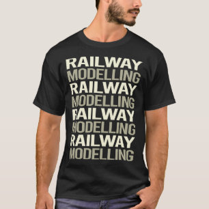 Modellbahnmodell Eisenbahnzug T-Shirt