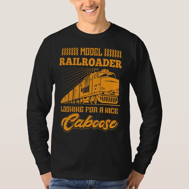 Modellbahnmodell Triebzuglokomotive Eisenbahn R T-Shirt (Vorderseite)