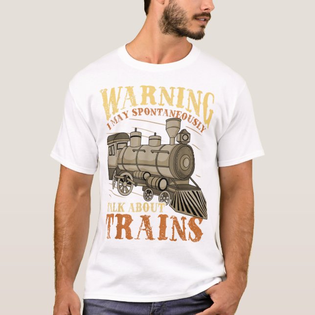 Modellbahnverkehr T-Shirt (Vorderseite)