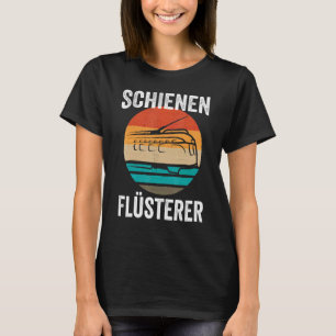 Modellbahnzug Eisenbahn-Lokomotive T-Shirt