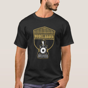 Modellbauer Modellbahn Hobby Landwirt T-Shirt