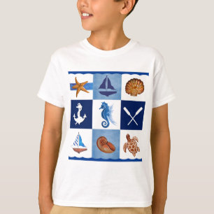 Modelle für den nautischen Ozean T-Shirt