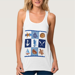 Modelle für den nautischen Ozean Tank Top