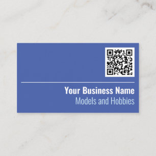 Modelle und Hobbys QR Code Business Card Visitenkarte