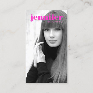 Modelle und Schauspielermoderner Headshot IV Visitenkarte