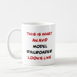 Modelleisenbahner, avid kaffeetasse