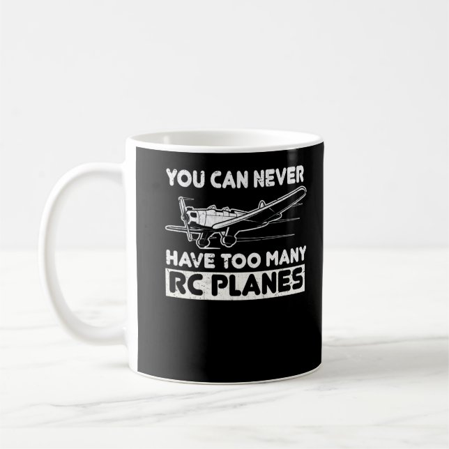 Modellflugzeug-Pilot RC-Flugzeug Kaffeetasse (Links)