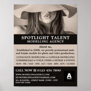 Modellieragentur, Modell-Agent Poster