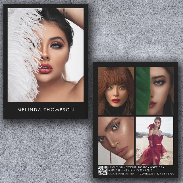 Modellieren der Comp Card 5 Foto QR Code Composite (Von Creator hochgeladen)