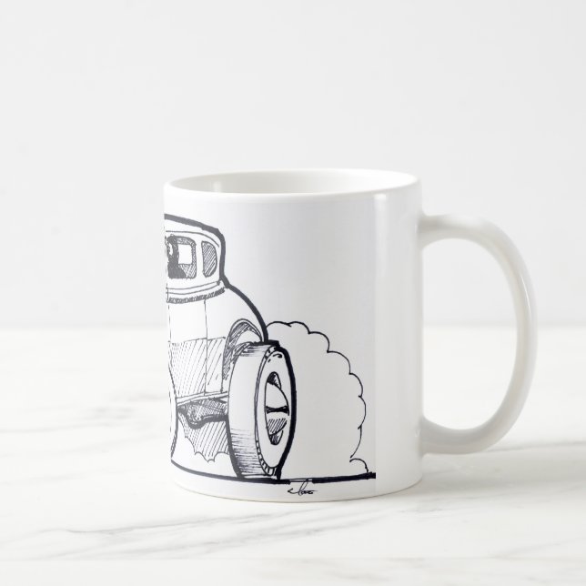 Modellieren Sie ein Hemi frisiertes Auto Tasse (Rechts)