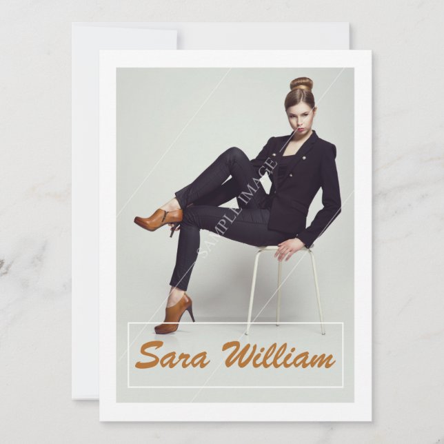 Modellieren von Baut.-Karte Einladung (Vorderseite)