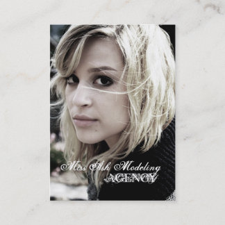 Modellierende Asche, AGENTUR Visitenkarte