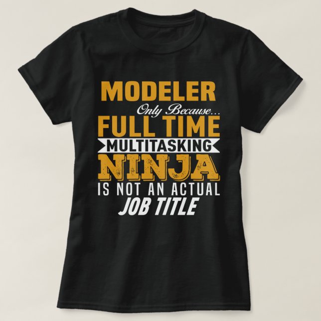 Modellierer T-Shirt (Design vorne)
