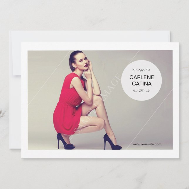 Modellierung der Comp-Karte Einladung (Vorderseite)