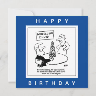 Modellierung des Eiffelturms-Cartoon Karte