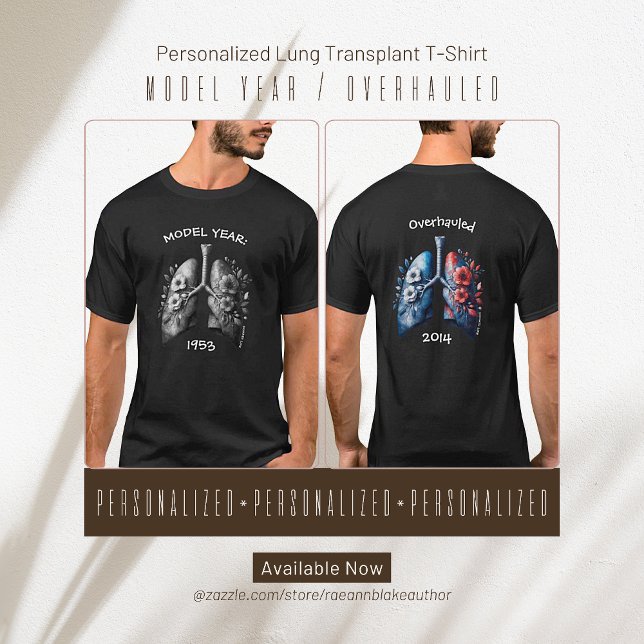 Modelljahr/überholter Lungentransplant-T - Shirt (Von Creator hochgeladen)
