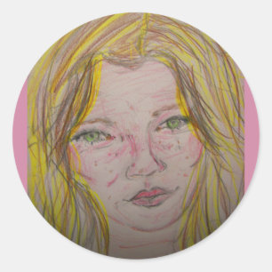 Modellmerkmale Runder Aufkleber