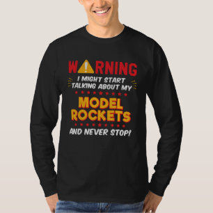 Modellraketen-Modellbauer-Witz-Grafik T-Shirt