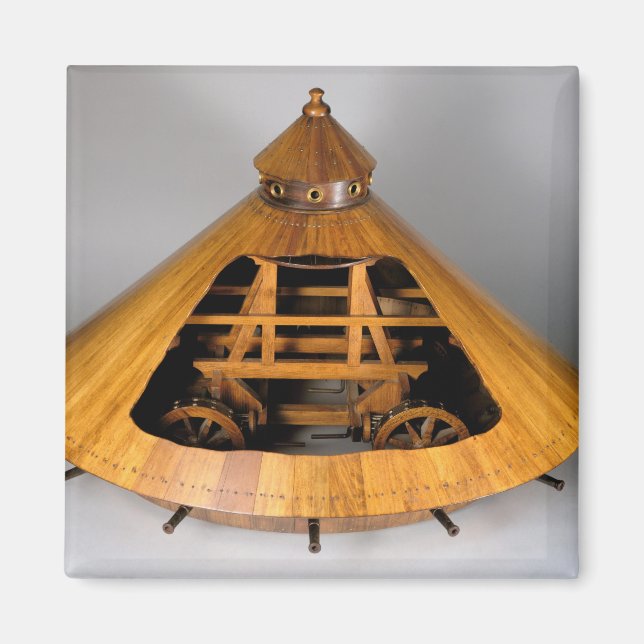 Modellrekonstruktion des Designs von da Vinci Magnet (Vorne)