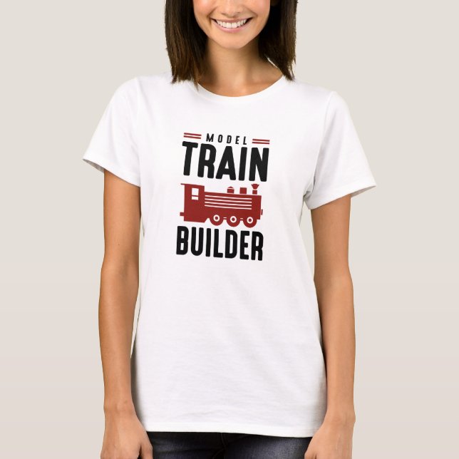Modellzugbauer T-Shirt (Vorderseite)