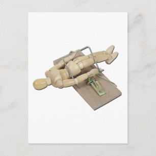 ModelTrappedMouseTrap062011 Postkarte