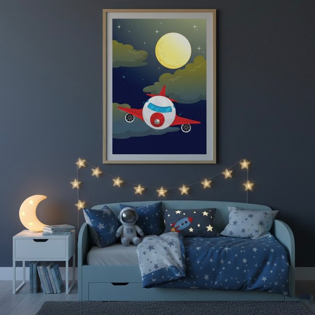 Modemposter und Flugzeugplakat Poster (Von Creator hochgeladen)