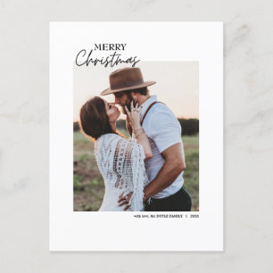 Moden Foto Weihnachts Postcard bearbeitbar druckba Postkarte