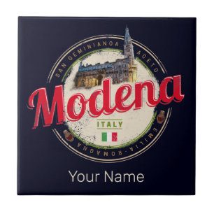 Modena Emilia-Romagna Balsamic Italien Souvenir Fliese