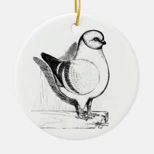 Modena Gazzi Pigeon 1978 Keramikornament