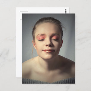 Modeporträt Postkarte