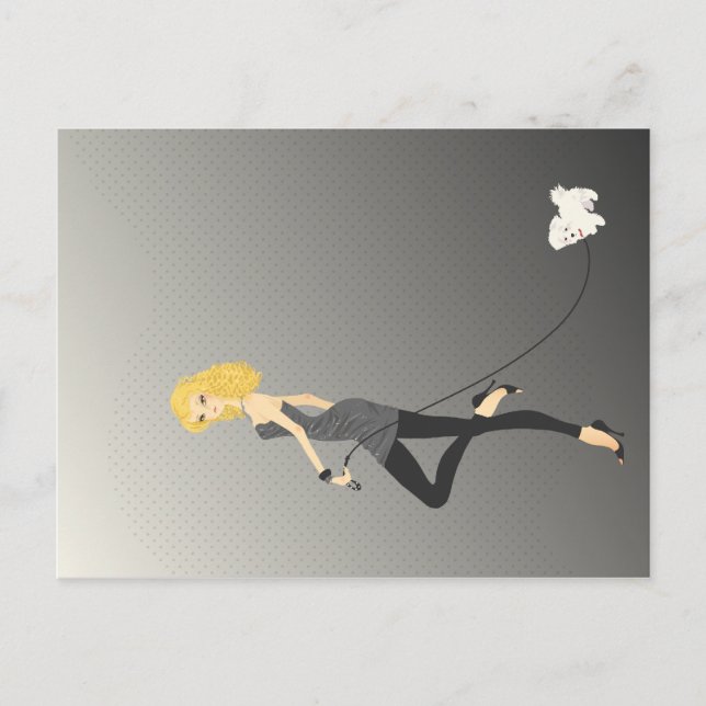 Modepostkarte Postkarte (Vorderseite)