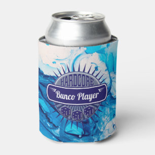 Moder Blue Swirl Bunco Lucky Dice Cooler Dosenkühler