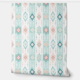 Moder Pastell Boho Druckmuster Tapete
