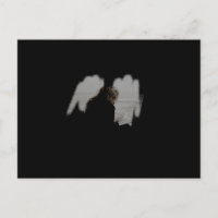 Moderate Graffiti Sprayed Heart Frame Postcard