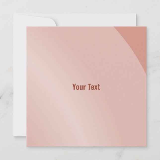 Moderater Lachs Moderner schattiger QR-Code Karte (Vorderseite)