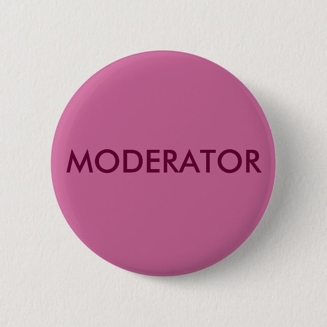 MODERATOR BUTTON (Vorderseite)
