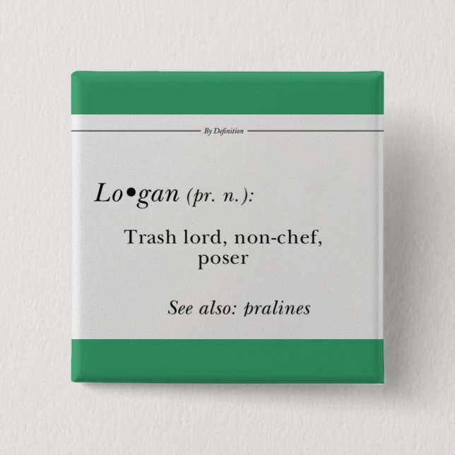 Moderator-Logan-Knopf Button (Vorderseite)