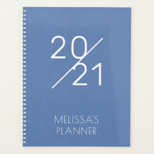 Modern 2021 Eleganter Personalisierter Name Planer