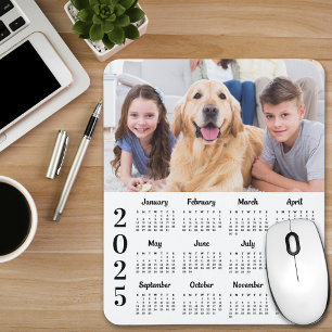 Modern 2025 Kalender Benutzerdefiniert 12 Monate E Mousepad