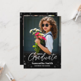 Modern 2 Photo Graduation Senior Photo Grad Invite Einladung